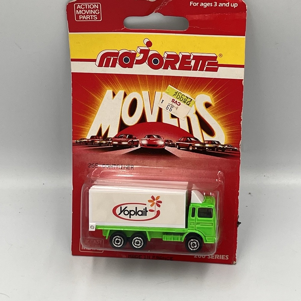 Vintage Majorette 265 Renault J Container Yoplait / Made in France